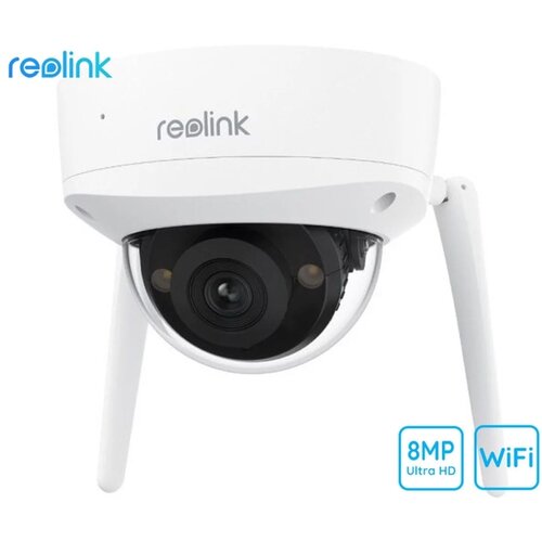 Reolink W437 - 4K Wi-Fi 6 Security Camera, IK10 Vandal-Proof, 5X Optical Zoom, 2.4/5 GHz Wi-Fi, Color Night Vision Slike