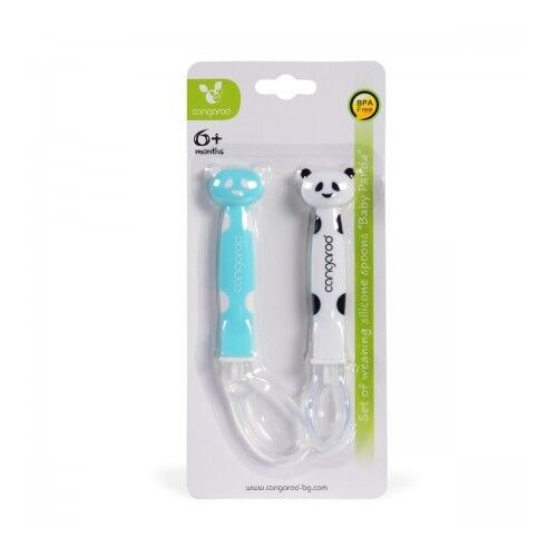 Cangaroo Set silikonskih ka&amp;scaron;ičica baby Panda boy ( CAN1607B ) CAN1607B Slike