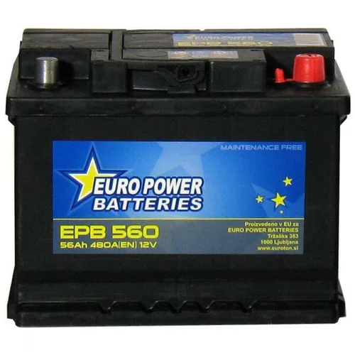 EURO POWER BATTERIES akumulator AH56, D, 480A, 533393, EPB560