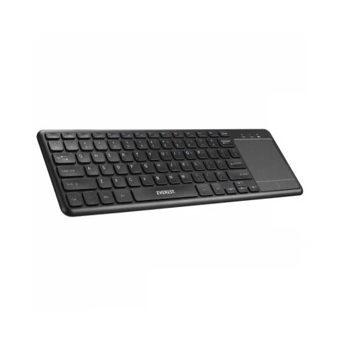 Everest Tastatura WiFi EKW-155 TouchPad US crna Slike