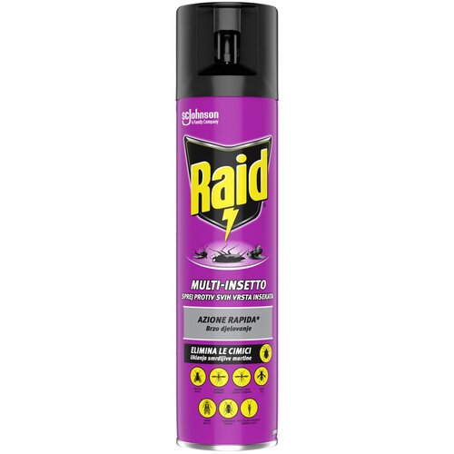 Raid UNIVERZALNI INSEKTICID 400 ML Cene