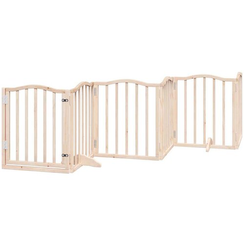 VidaXL Vrata za pse s vrata&amp;scaron;cima 15 panela sklopiva 750 cm drvo topole Slike