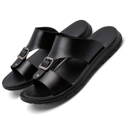 INF Mo&scaron;ki PU usnjeni sandali na natikanje, zračni čevlji za plažo, različne barve Black 47, (5000158637) Cene