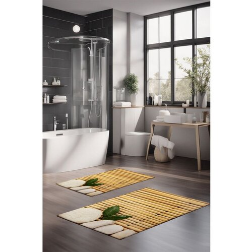 CT-5202 multicolor bathmat set (2 pieces) Cene