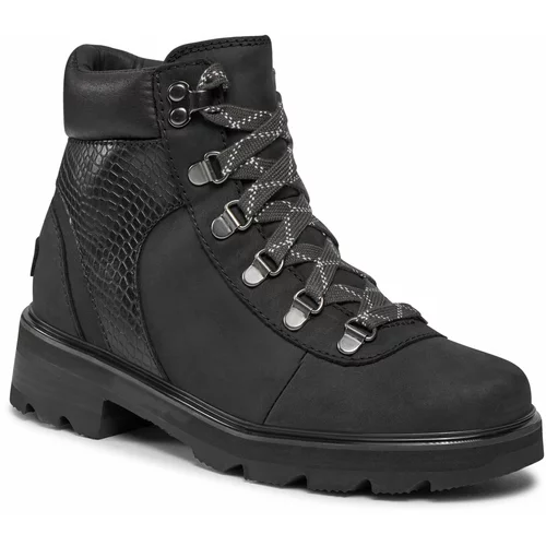 Sorel Pohodni čevlji Lennox™ Hiker Stkd Wp NL4841-011 Black/Gum 2