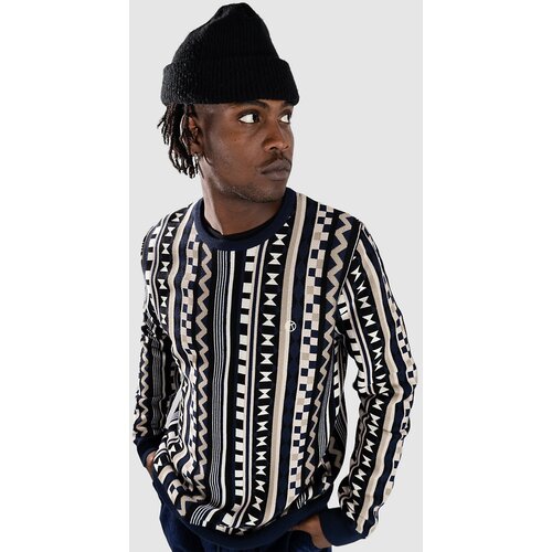 Kazane Pulli Pulover black iris stripe Cene