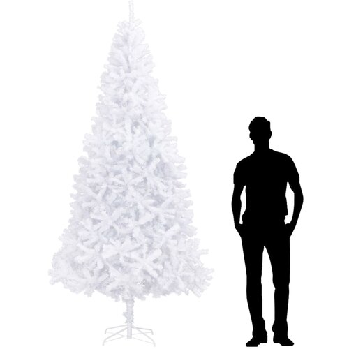 VidaXL Umetna novoletna jelka 300 cm bela Slike