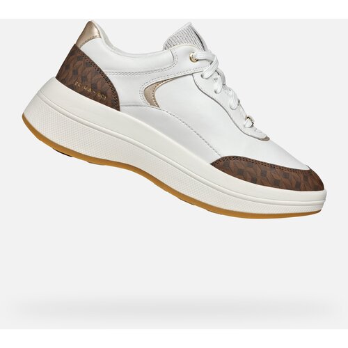 Geox White women's sneakers Spherica Ecub-3 - Women's Cene