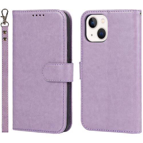 INORCO Za iPhone 14 Plus PU usnjena torbica za denarnico s stojalom R61 Teksturni ovitek za telefon s posekanim šivom, (22035147) Cene