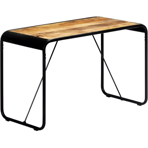  Blagovaonski stol od masivnog grubog drva manga 118x60x76 cm