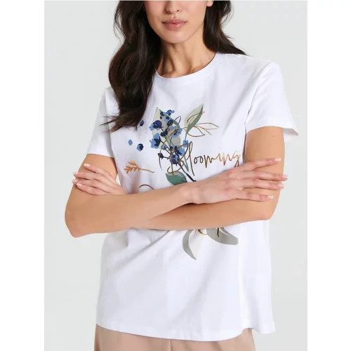 Sinsay ženska majica kratkih rukava s printom  7494F-00X