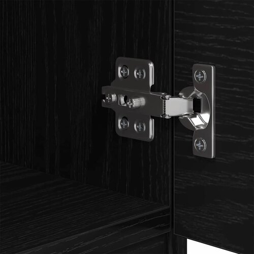  za krevet s ladicama 2 pcs Crni hrast 40 x 39 x 40cm Slike