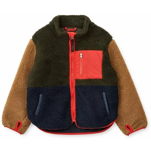 Liewood Otroški pulover rjava barva