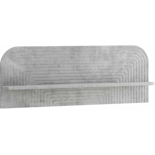  Zidna polica 2 kom. Betonska siva 102 x 13 5 x 37 5 cm - Betonska siva 102 cm Slike