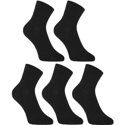 STYX 5PACK ankle bamboo black socks