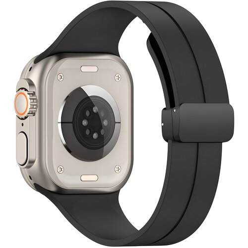 Techsuit Zamjenski remen - Apple Watch 1 / 2 / 3 / 4 / 5 / 6 / 7 / 8 / 9 / SE / SE 2 / Ultra / Ultra 2 (42 / 44 / 45 / 49mm) - Crna Cijene