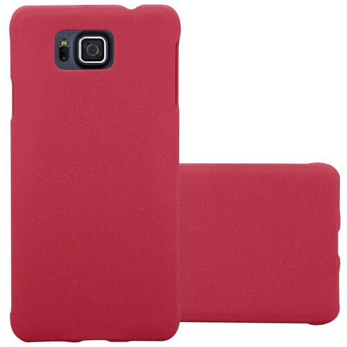 Cadorabo Case, združljiv s Samsungom v Frosty Red - Hard Case zaščitni pokrov v zmrznjenem videzu proti praskam in udarcem, (20565228) Cene