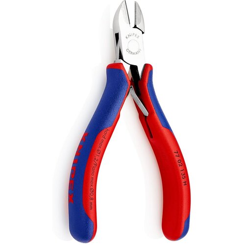 Knipex precizne dijagonalne sečice za elektroniku sa umetnutom o&amp;scaron;tricom od tvrdog metala 135mm (77 02 135 h) Slike