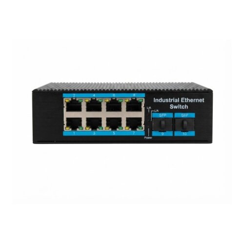 ExeLink ISG1010 neupravljivi industrijski switch 8x10/100/1000 Base-T porta 2x1000 Base-X SFP Port ( EXE243 ) Cene