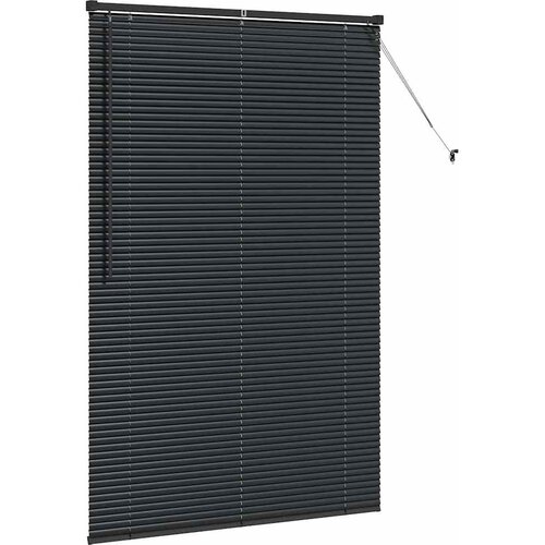  Venecijanska roleta Crna 175 x 120 cm 25 mm Aluminij Slike