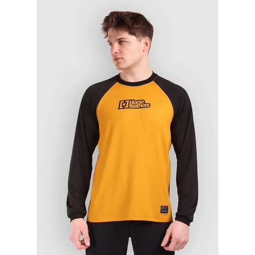 Horsefeathers Spike Long Sleeve Jersey sunflower / black Cene