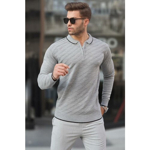 Madmext Sweater - Gray - Tight Cene