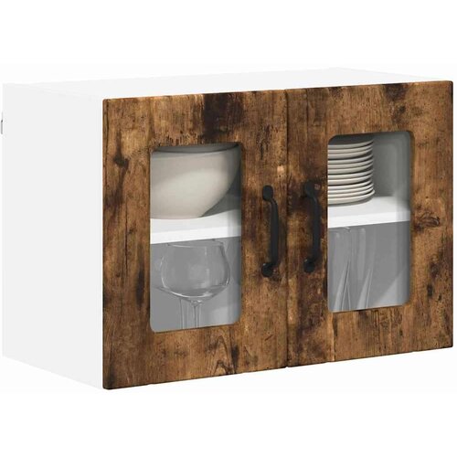  Zidni kuhinjski ormarić 2 pcs Dimljeni hrast 60 x 31 x 40 cm Slike