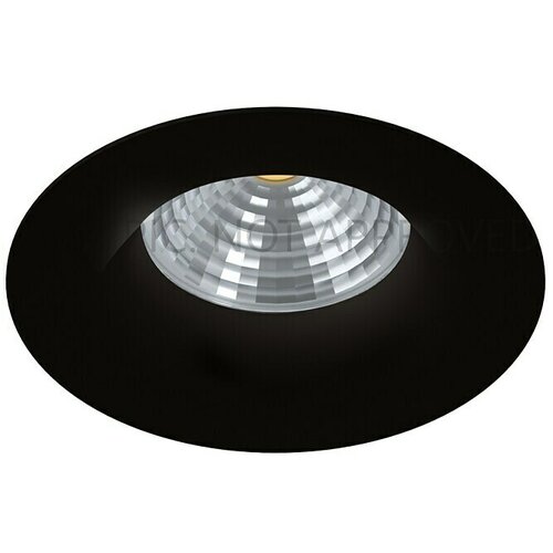 Eglo LED ugradbena svjetiljka, okrugla Saliceto (6 W, &amp;Oslash; x V: 8,8 x 4,2 cm, Crne boje, Topla bijela) Slike