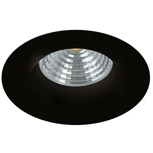 Eglo LED ugradbena svjetiljka, okrugla Saliceto (6 W, Ø x V: 8,8 x 4,2 cm, Crne boje, Topla bijela)