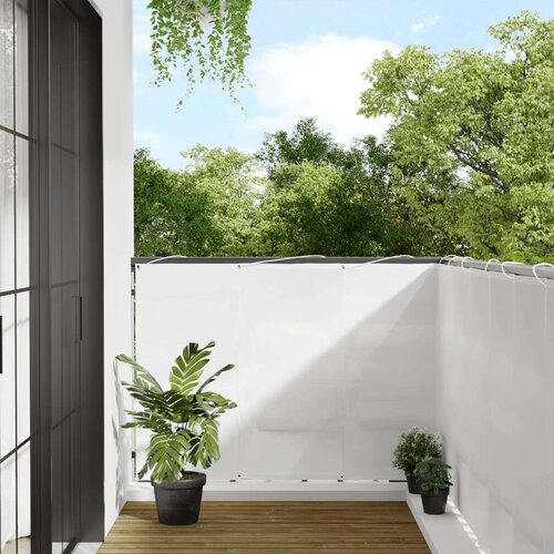  Balkonsko platno belo 120x1000 cm 100 % poliestrski oxford Cene