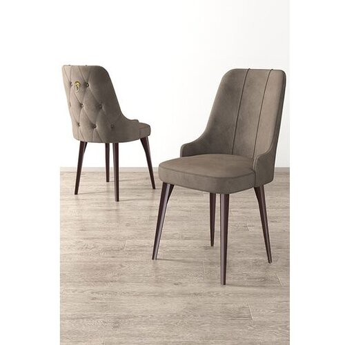 Hanah home Newa set stolica, 46x94x46 cm, 6 dijelova, Smeđe-smeđa Cene