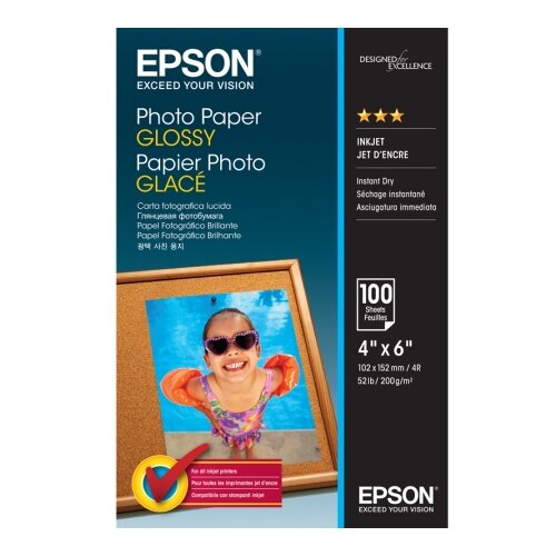 Epson c13s042548 photo paper glossy 10x15 100 sheets Slike
