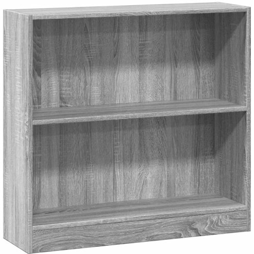 Maison Chic Knjižna omara - Knjižni regal siva sonoma 80x24x76 cm inženirski les, (21724648) Cene