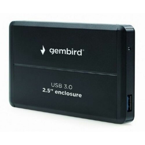 Gembird EE2-U3S-2 USB 3.0 externo kućište za 2.5'' SATA hard diskove, aluminium, crni Slike