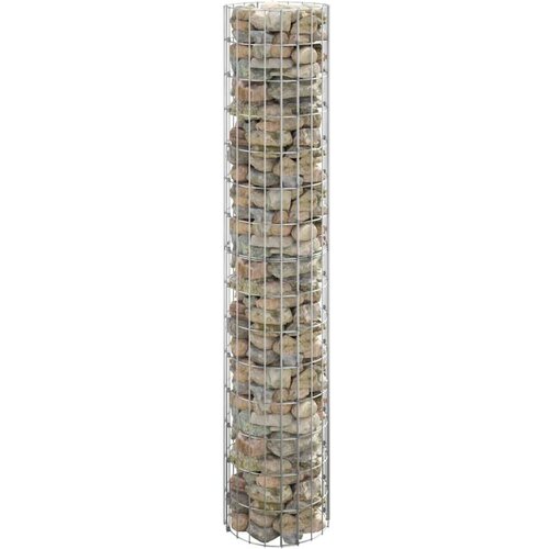  Kružni gabionski stup od pocinčanog čelika &amp;Oslash; 30 x 150 cm Slike