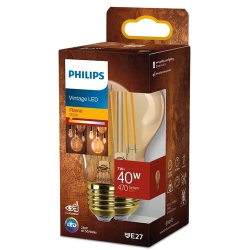 Philips LED SIJALICA E27 A60 7W 1800K AMBER Slike