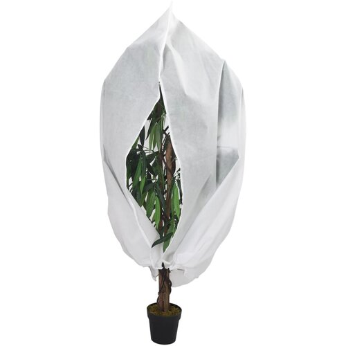 Maison Chic Prevleka za zunanjo pohi&amp;scaron;tvo - Koprena za rastline iz flisa z zadrgo 2 kosa 70 g/m&amp;sup2; 1,2x1,8 m, (21795651) Slike
