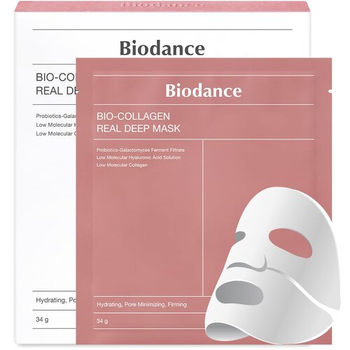 BIODANCE Bio-Collagen Real Deep Mask intenzivna hidrogel maska za hidrataciju lica i smanjenje bora 34 g Slike