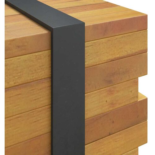  stalak Smeđa 110 x 30 x 30 cm Čvrsto teak drvo Slike