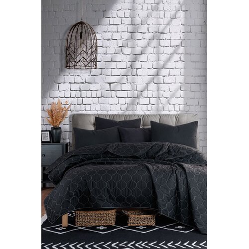 L'essentiel Maison Posteljina Solid, 200x220 cm, crna Cijene
