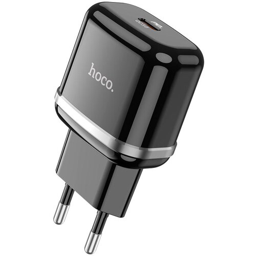  Hišni / zidni polnilec Hoco N24 - hitri polnilec 1xUSB Type-C PD 20W - črni Cene