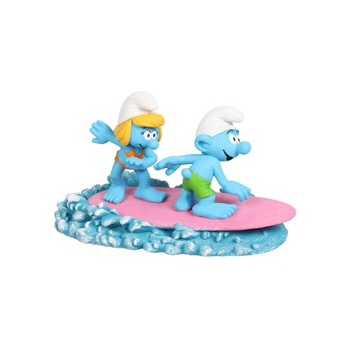 Duvo Smurfs On Water Surfing Dekoracija za akvarijum, 15.9x8.2x8.9cm Cene