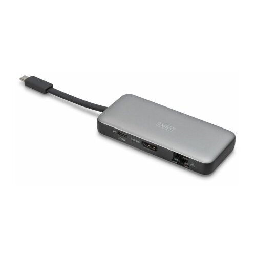 Digitus priklopna postaja USB 3.2 TipC 7v1 4K črna potovalna DA-70916 Cene