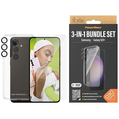 PanzerGlass SET OVITEK 3V1 PROZOREN ZA SAMSUNG GALAXY S24+, (21356613) Cene