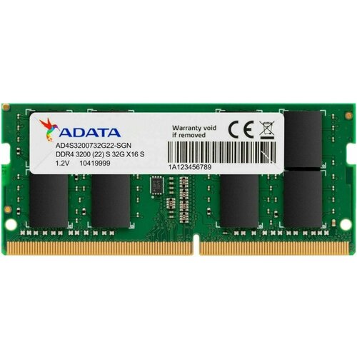 Adata SODIMM DDR4 32GB 3200Mhz AD4S320032G22-SGN Cene