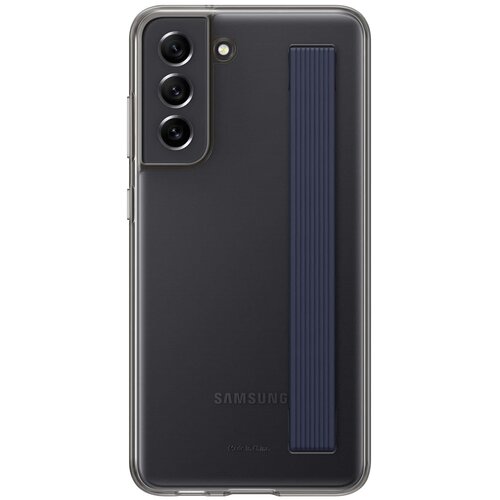 Samsung Originalni tanek trakasti ovitek Samsung za Galaxy S21 FE, temno siv Slike