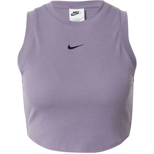 Nike Sportswear Top 'ESSENTIAL' lavanda / crna