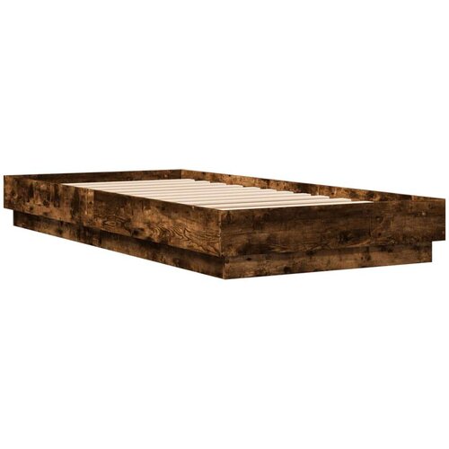 VidaXL okvir za krevet boja hrasta 120 x 200 cm konstruirano drvo Slike