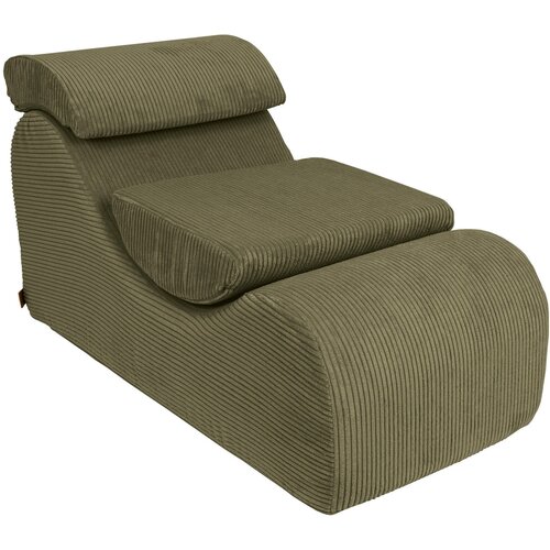 MeowBaby Otroški pouf Wave Lounger, Estetsko - Udoben in varen, idealen za sobo, Aesthetic, Kaki, (21887083) Cene
