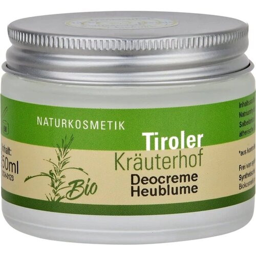 Tiroler Kr&amp;auml;uterhof Bio dezodorans u kremi s livadskim cvijećem - 50 ml Slike